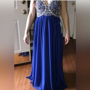 My Michelle Size 3 Navy Prom Dress